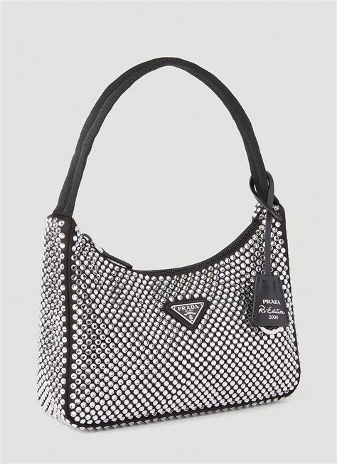 silver prada purse|prada checkered handbag.